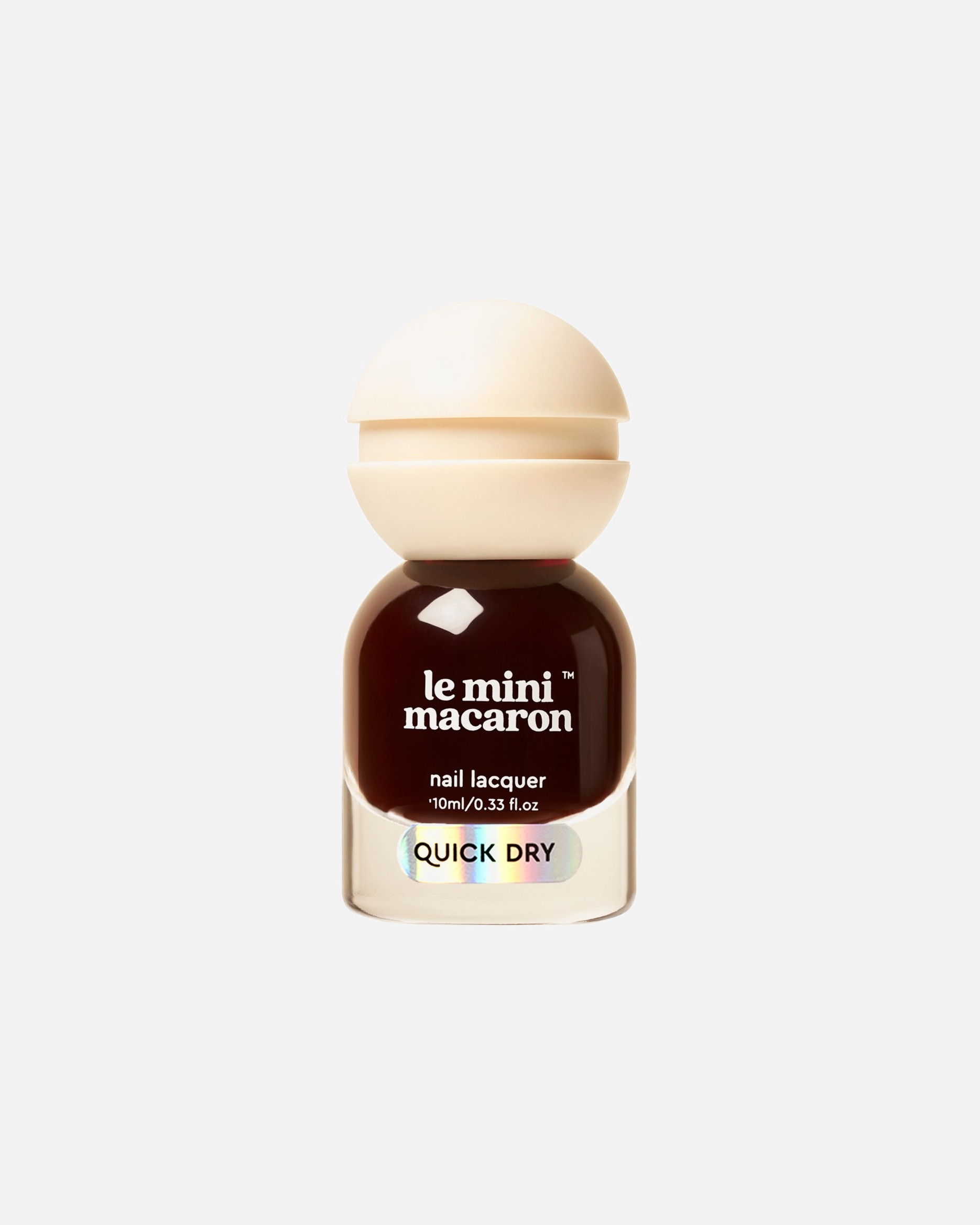 Nagellack für Unisex Le Mini Macaron Nail Lacquer Quick Dry CASSIS