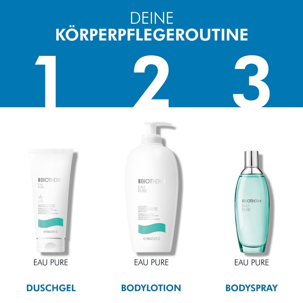 Eau VitaminΓ©e Biotherm Neuer Duft 2022 Body Milk Biotherm Eau Pure
