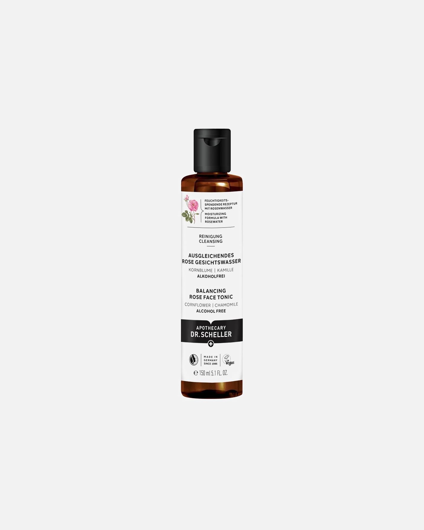 Gesichtswasser für Unisex Dr. Scheller Ausgleichendes Rose 150 ml