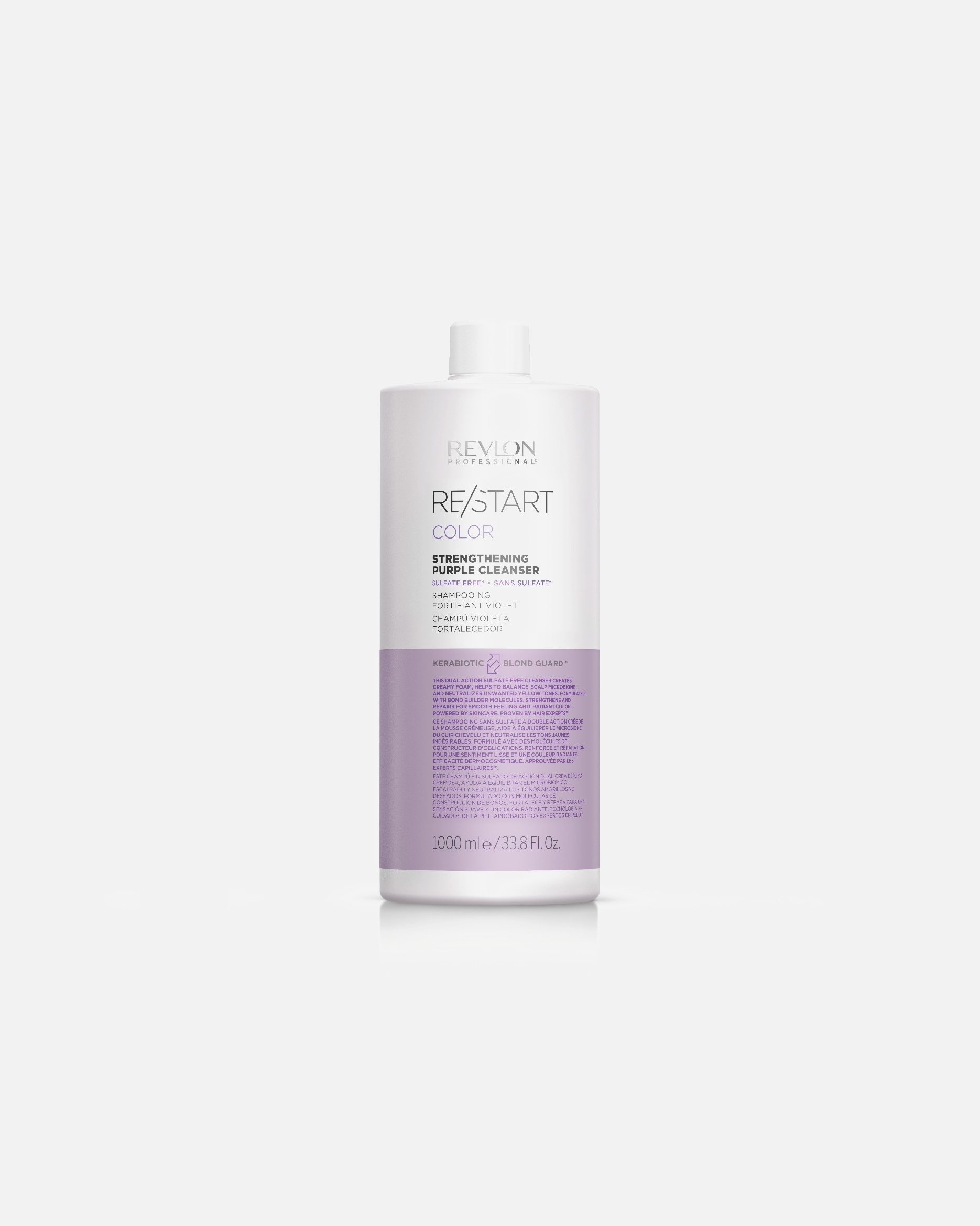 Shampoo für Weiblich Revlon Professional Restart COLOR Purple Cleanser 1000 ml