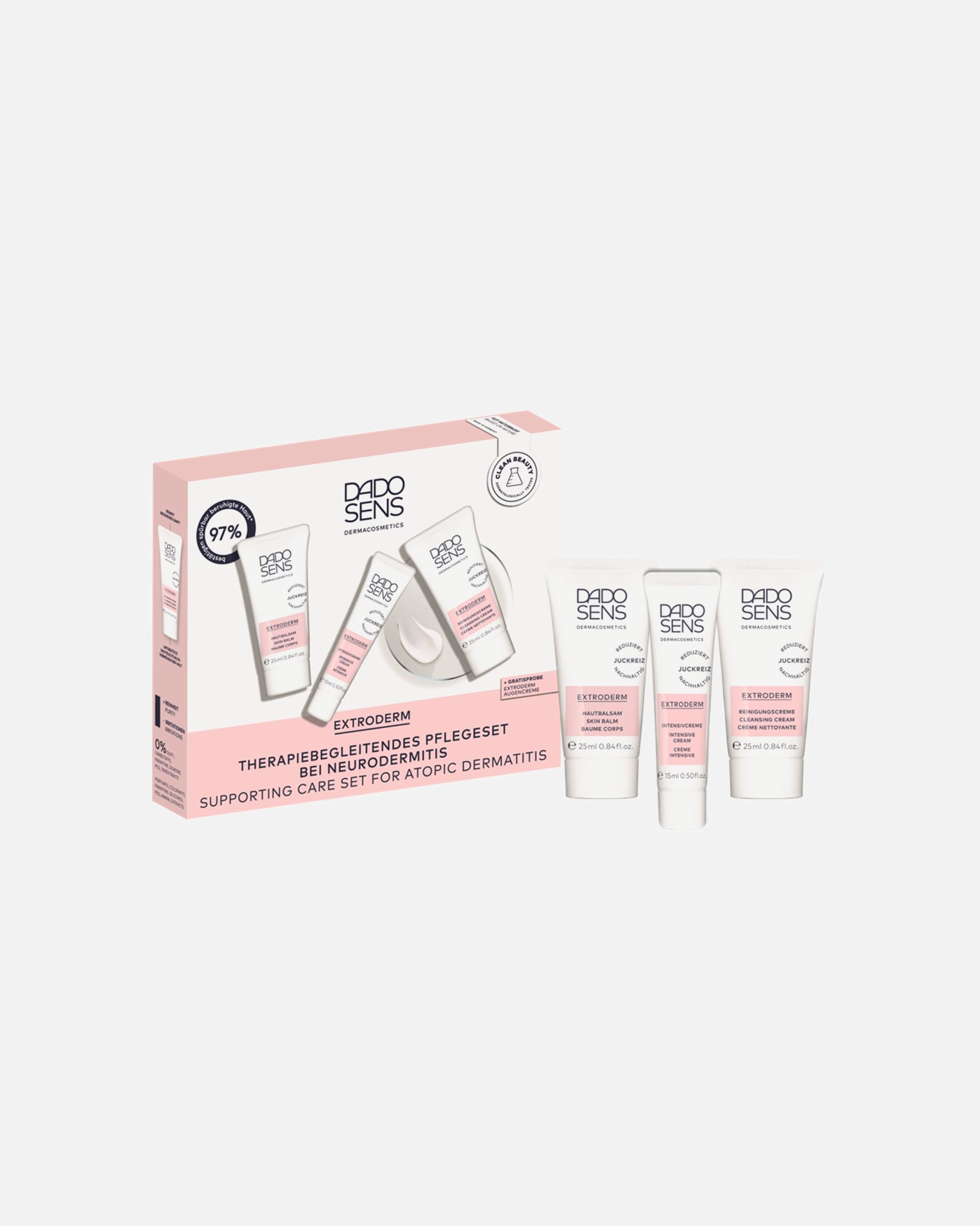 Gesichtspflegeset für Unisex DADO SENS Dermacosmetics EXTRODERM Neurodermitis Set 1 Stück