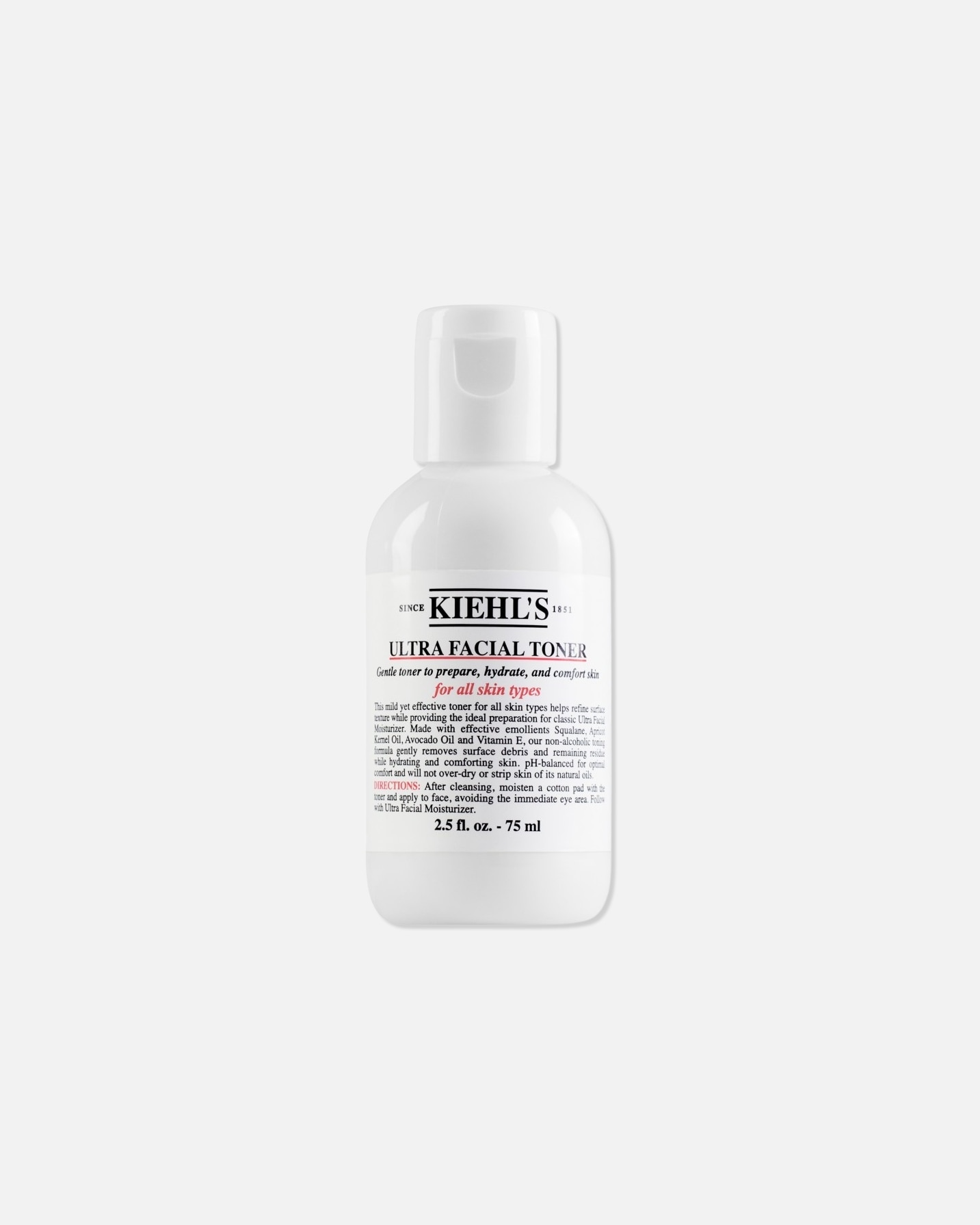 Gesichtswasser für Unisex Kiehl’s Ultra Facial 75 ml