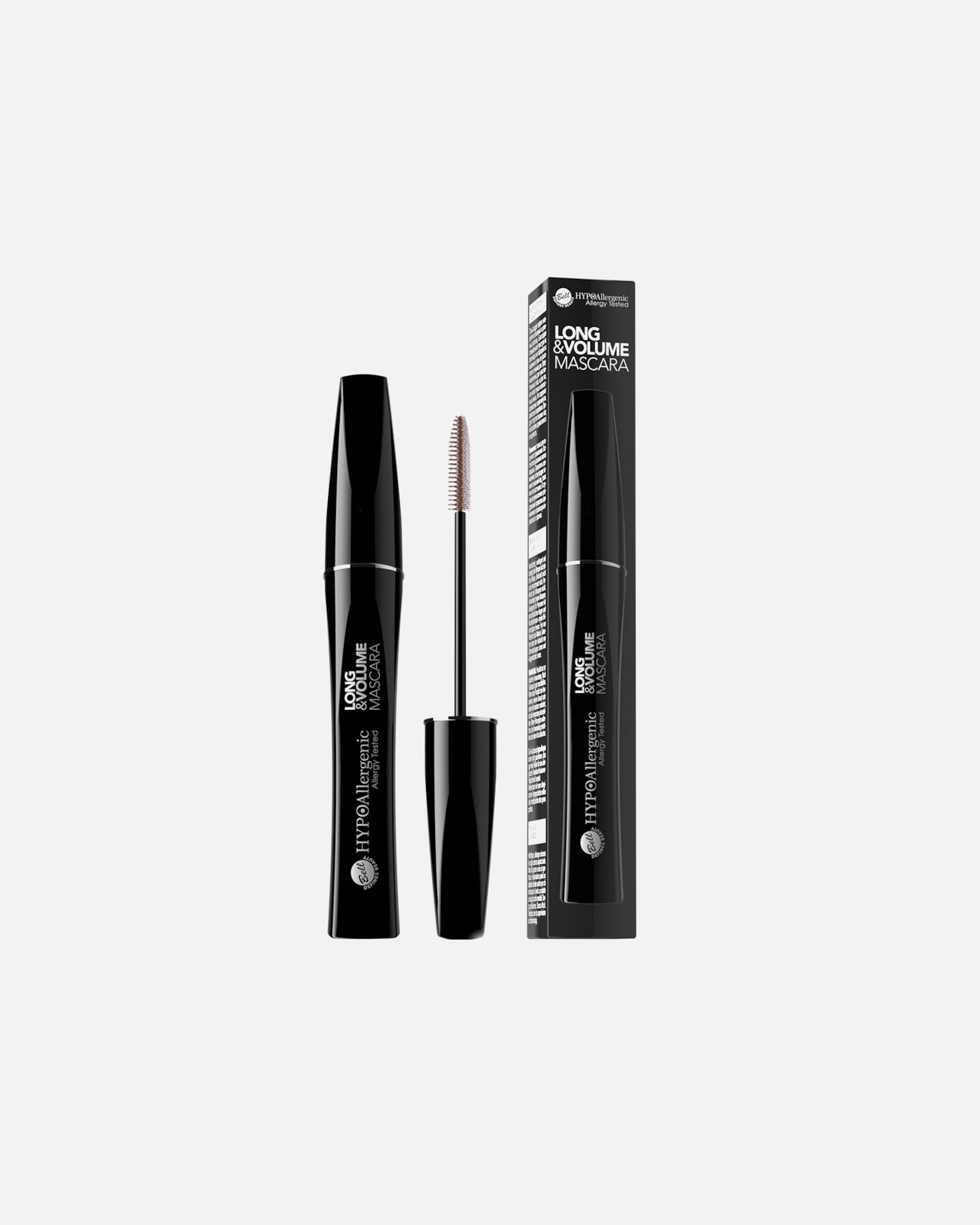 Mascara für Unisex Bell Hypo Allergenic Long & Volume Brown
