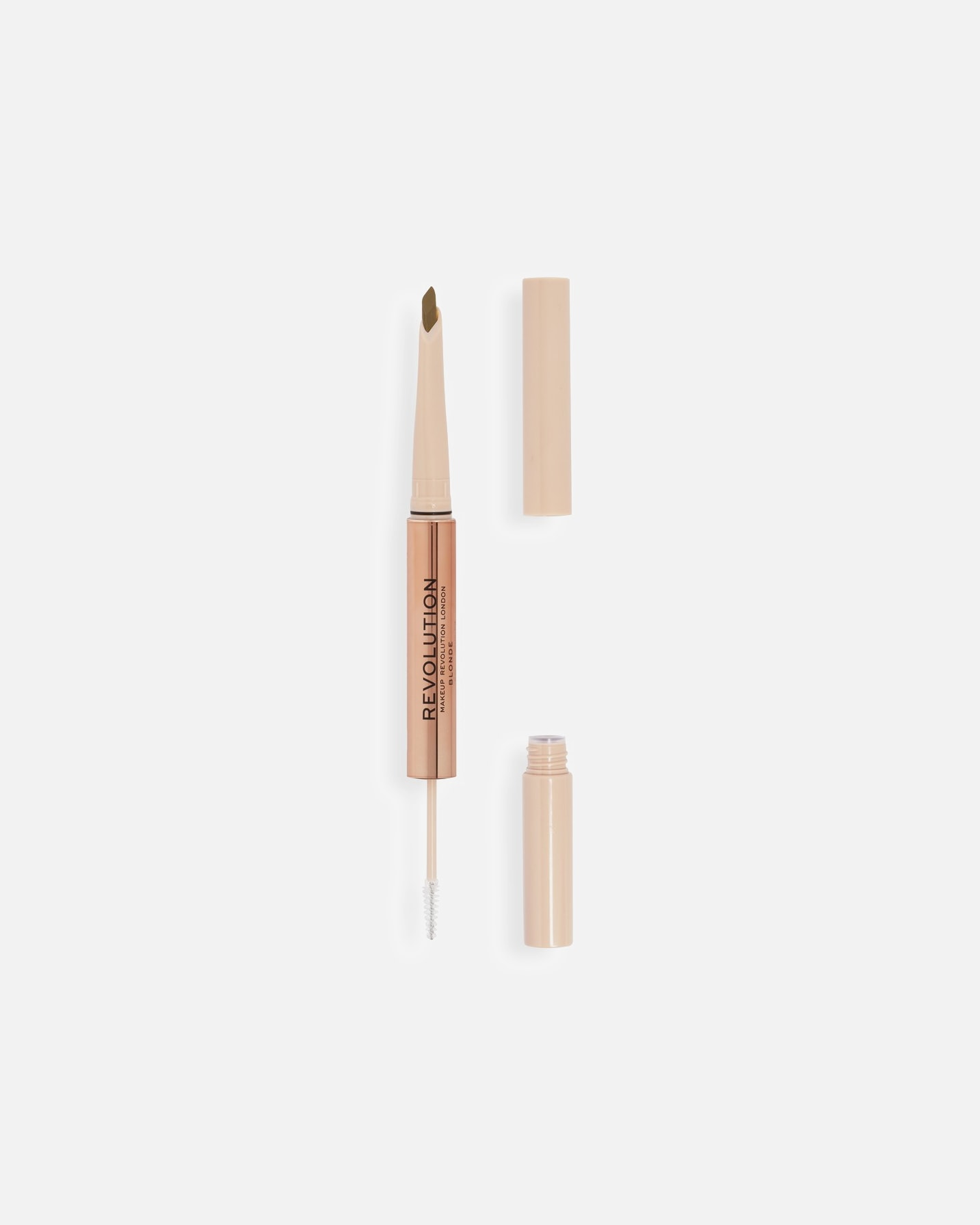 Augenbrauengel für Unisex REVOLUTION Fluffy Brow Filter Duo Ash Brown 1 ml