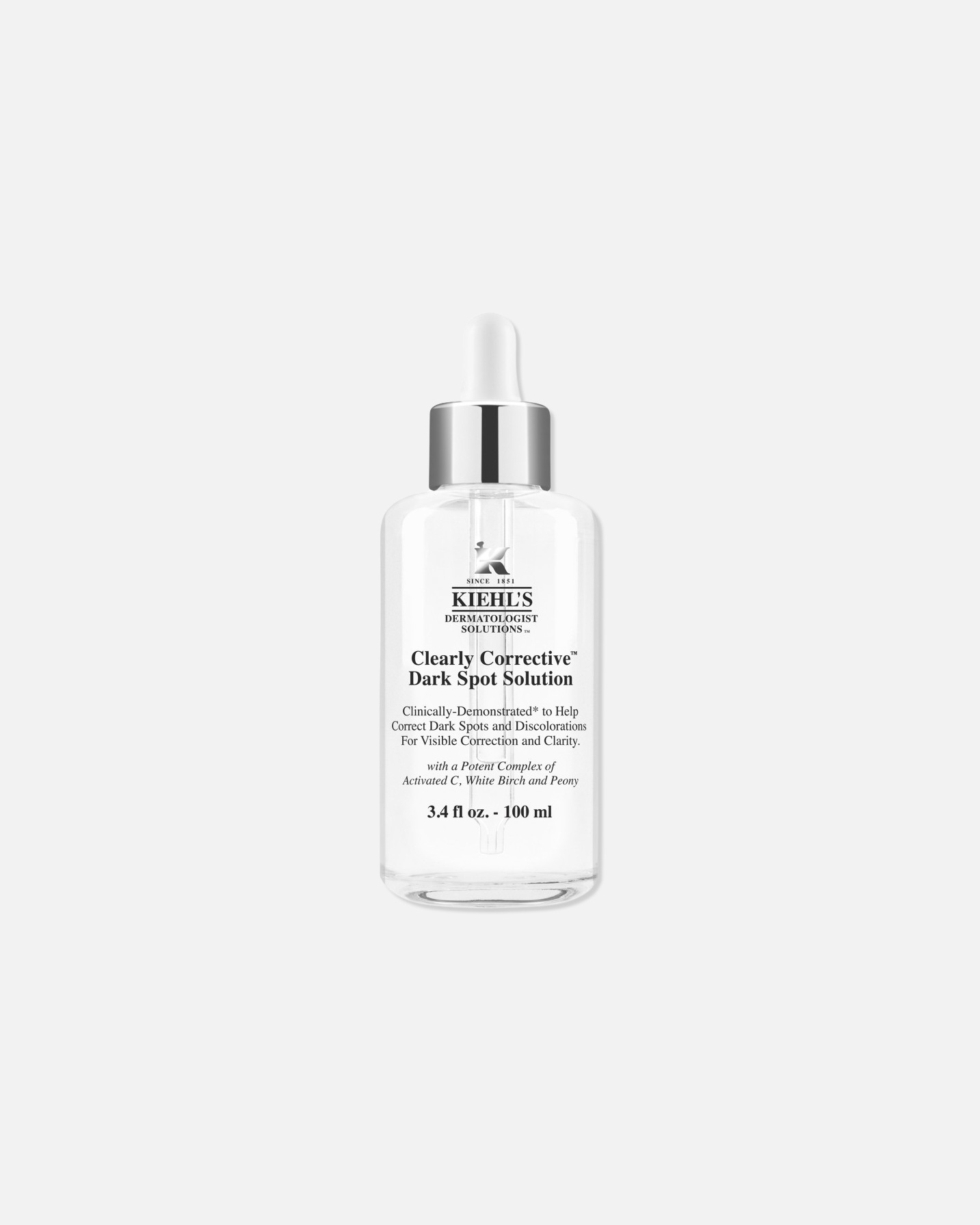 Glow Serum für Unisex Kiehl’s Clearly Corrective Dark Spot Solution 100 ml