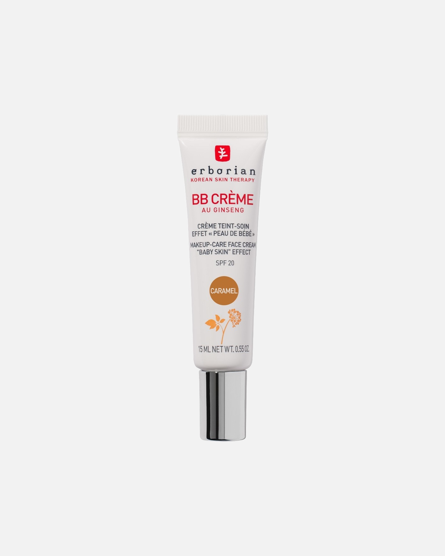 BB crème for UnisexeERBORIANBB Crème au Ginseng Format voyageCARAMEL