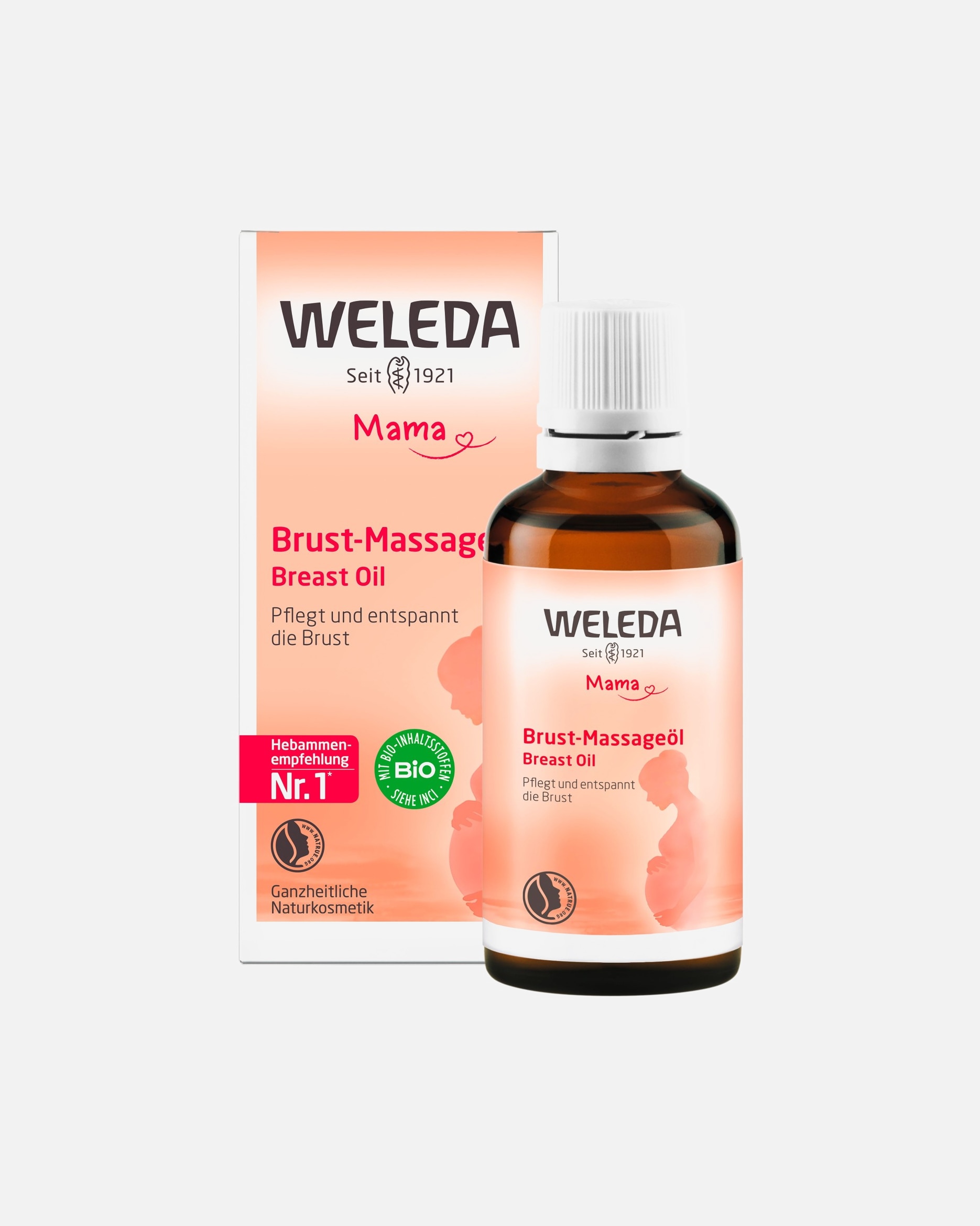 Körperöl für Unisex Weleda Brust - Massageöl 50 ml