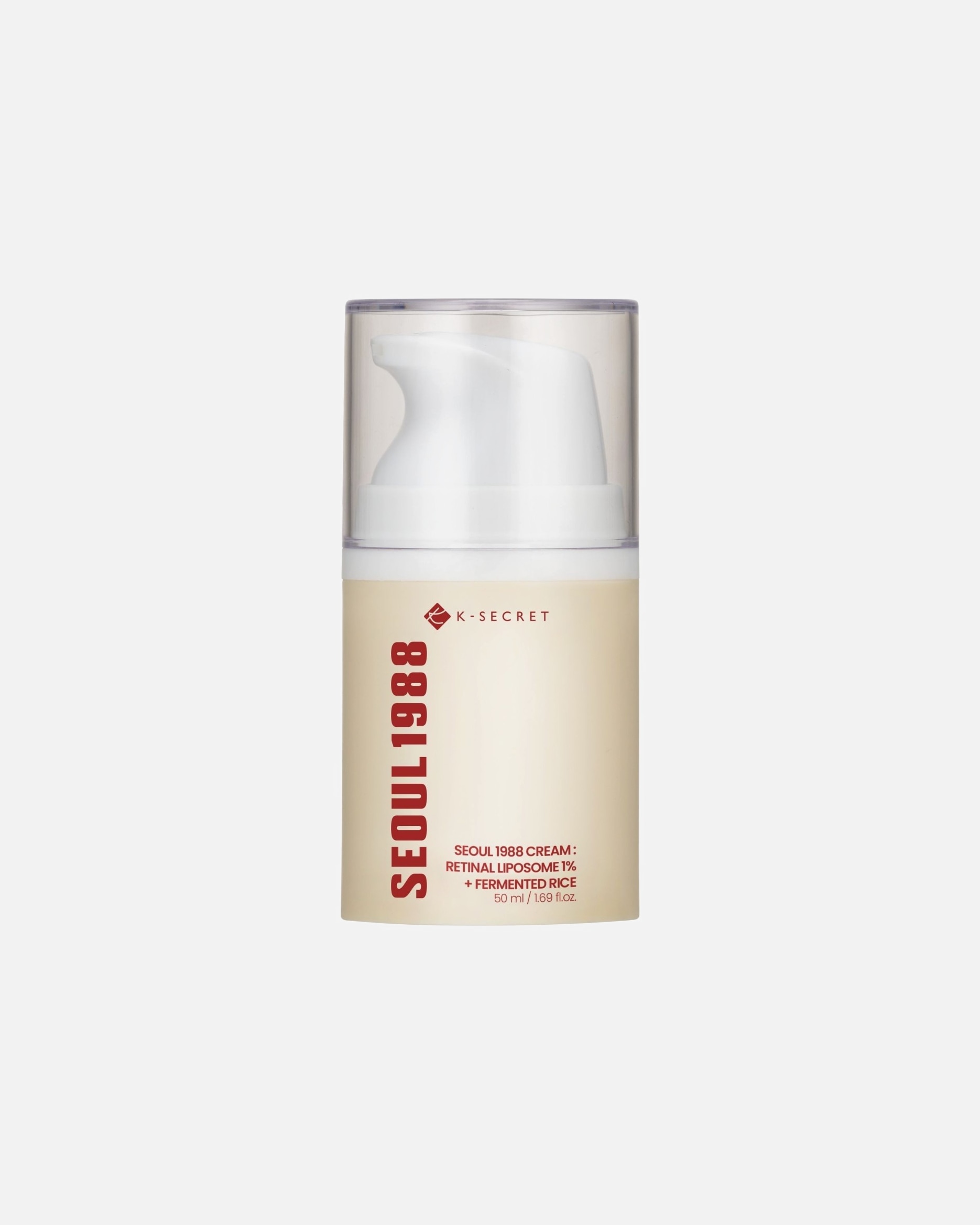 Gesichtscreme für Unisex K-SECRET SEOUL 1988 Cream : Retinal Liposome 1% + Fermented Rice 50 ml