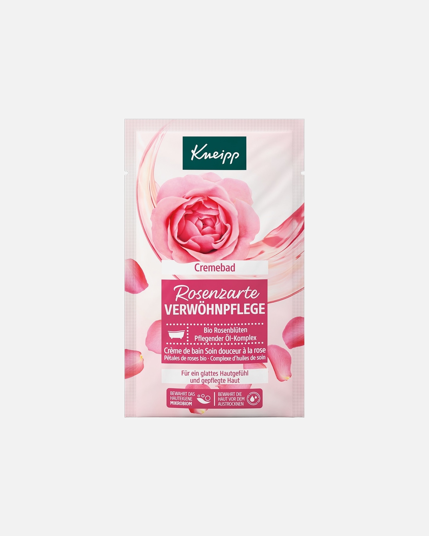 Badezusatz für Unisex Kneipp Cremebad Rosenzarte Verwöhnpflege 50 ml
