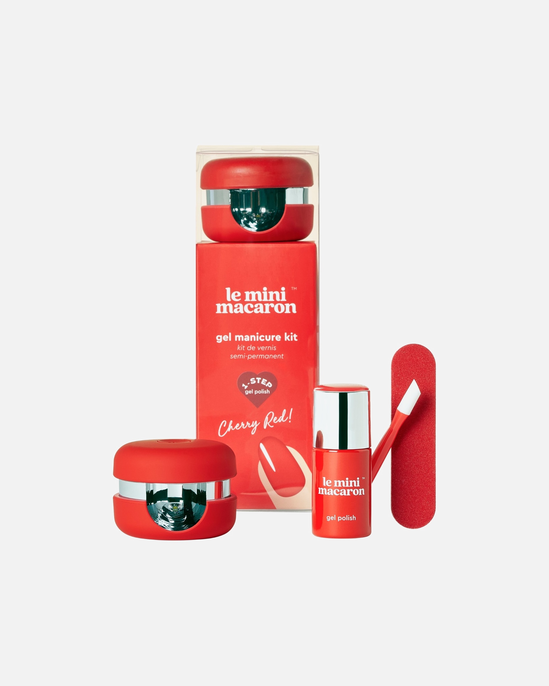 Coffret de vernis à ongles for UnisexeLe Mini MacaronGel manicure kitCHERRY RED